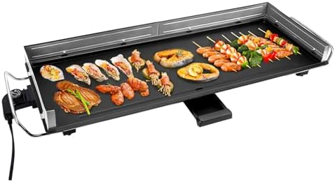 AEWHALE 35" Electric Nonstick Extra Large Griddle,2000W Teppanyaki Grill by AEWHALE