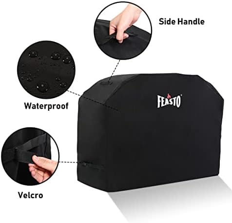 Feasto 55 inch Heavy Duty BBQ Grill Cover for Outdoor Grill - Image 4