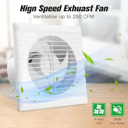 blessny 6" Solar Exhaust Fan for Greenhouse, Chicken Coop, Shed & Pet House - Image 4