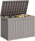 KAMABOKO Outdoor Storage Box, 45 Gallon Deck Box Outdoor Waterproof Patio by KAMABOKO
