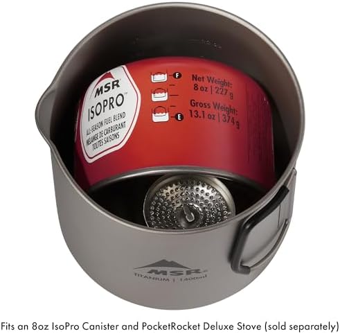 MSR Titan Ultralight Titanium Camping Kettle - Image 6