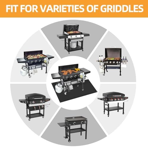 Grill Mat for Blackstone Griddle Accessories 28in & 36in, 70 x 48 x 0.02in - Image 6