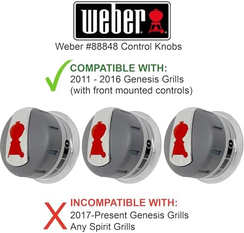 Weber 88848 Gas Grill Burner Knobs - Image 3