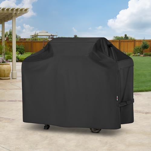 Unicook Grill Cover for Outdoor Grill Heavy Duty Waterproof, 55 Inch, Black - Image 7