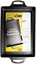 Lodge Pre-Seasoned Cast Iron Casserole Pan, 9 x 13 Inches by Lodge
