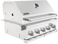 SPIRE 30" Built-In 5 Burner Dual Fuel Grill, All 304 Stainless Steel Body by Spire