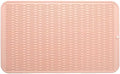 MicoYang Silicone Dish Drying Mat for Multiple Usage,Easy clean,Eco-friendly,Heat-resistant Silicone Mat for Kitchen Counter or Sink,Refrigerator or Drawer Liner Pink 3XL 28 inches x 18 inches by MicoYang