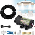 Moongiantgo Outdoor Misting Cooling System with Pump Kit, 82ft Pipe by Moongiantgo