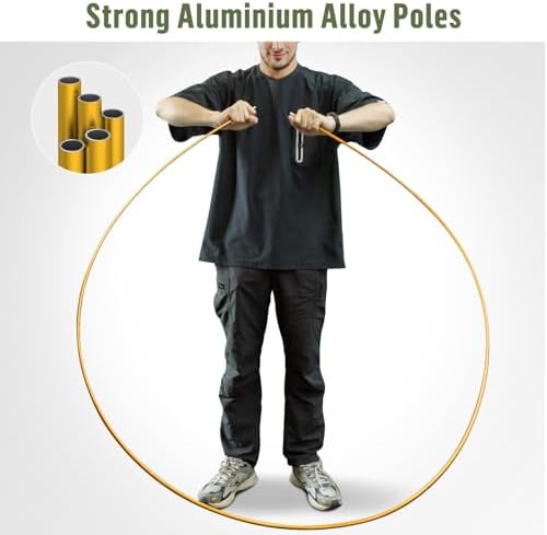 Night Cat 2-Persons Backpacking Tent: Waterproof Lightweight Camping Tent for Two People Hiking Outdoor Mountain with Aluminum Poles and Rainfly Green - Image 4