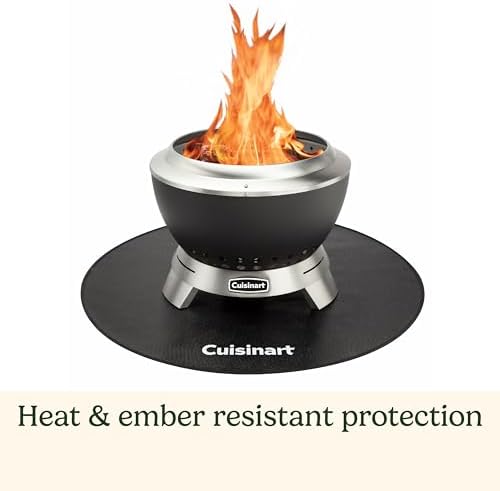 Cuisinart 36” Silicone-Coated Grill Mat with High Heat Resistance, Weather Resistant BBQ Mat for Grills, Griddles, Smokers & Fire Pits, Grease Proof Easy Clean Patio & Deck Protector - Image 5