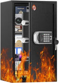 [2026 Upgraded] -35 Min Real Fireproof Safe-3.6 Cu Ft Large Safe for Home by FOWORE