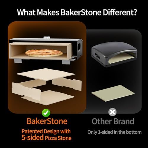 BakerStone Pizza Ovens for Grill Top Outdoor Pizza Oven Pizza Maker Portable Baking Oven with Dust Cover, Original Series - Image 2