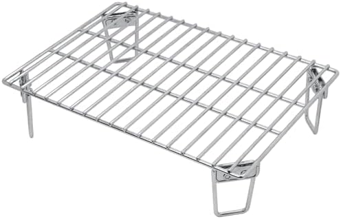 Grills Upper Rack for Green Mountain Davy Crockett Grill, Heavy-Duty Stainless Steel Grill Warming Rack Accessories, GMG-6016 Replacement Parts for GMG Trek Pellet Grill, Adding More Cooking Space by UHEGDRR