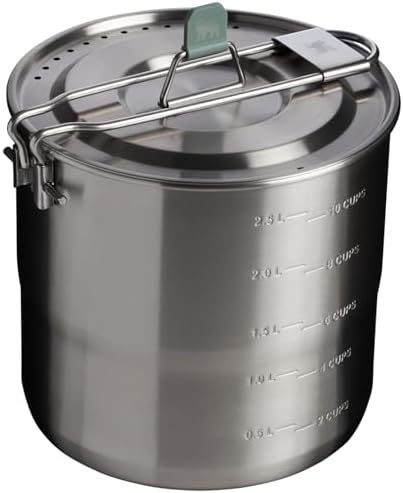 Stanley Wildfare Go Locking Pot 3 QT Stainless Steel Shale - Image 3