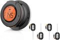 Bluetooth Grill Thermometer with LCD Display & App Alerts, 4 Meat Probes by Acesidn
