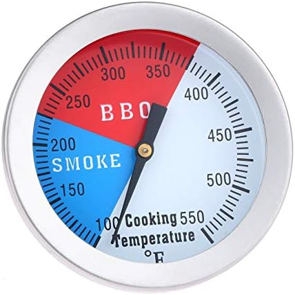 2 inch/52mm 550F BBQ Thermometer Gauge, Barbecue Grill Temperature by Mtsooning