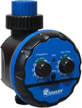 Digital Water Timer, Dual Dial Control, Battery Operated, Blue by Yardeen