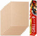 Copper Grill Mats for Gas Grill, Set of 9, 15.75 x 13 Inch by Renook
