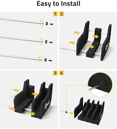 CVLIFE Pistol Rack for Gun Safe Organize Handgun Rack Gun Safe Accessories - Image 6