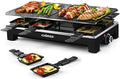 Raclette Table Grill, CUSIMAX Indoor Grill Electric Grill, Black by CUSIMAX
