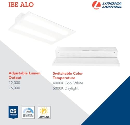 Lithonia Lighting I-Beam LED High Bay Light, Adj Brightness, 4000K/5000K - Image 3