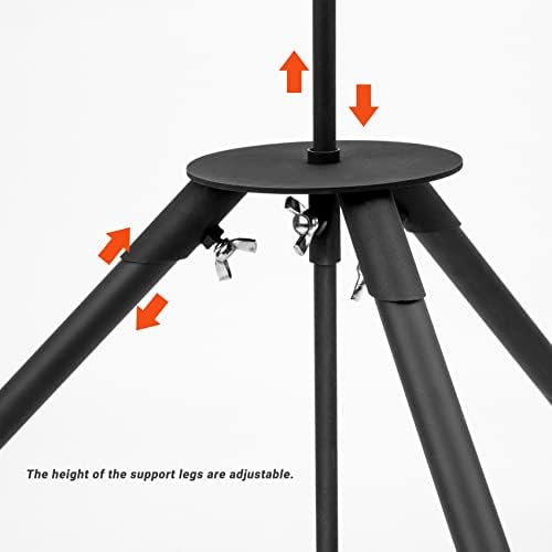onlyfire Spit Rotisserie Outdoor Camp Grill with Support Legs - Image 5