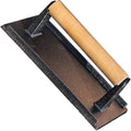 Pro Grade, Pre Seasoned Cast Iron Grill Weight 1Pk. Heavy Duty Steak and Burger Press with Wooden Handle for Grills, Griddles and Flattops. Perfect Gadget for Bacon, Paninis, Sandwiches and Vegetables by FoodRestaurantSupplies