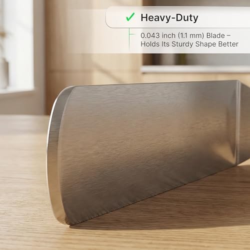 Stainless Steel Spatula Set - Heavy Duty Spatula and Scraper - Great for Cast Iron Griddle BBQ Flat Top Grill - Commercial Grade - Image 4