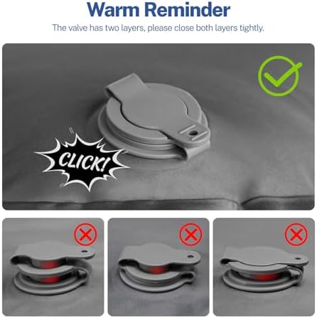 OGERY Sleeping Pad for Camping, 6" Extra-Thick Reinforced Camping Pad - Image 6