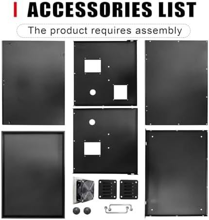 Lockable Generator Box for Outside/RV/Truck/Trailer, Outdoor Generator Shed Storage Box Quiet Enclosure (24"x16"x22") - Image 6