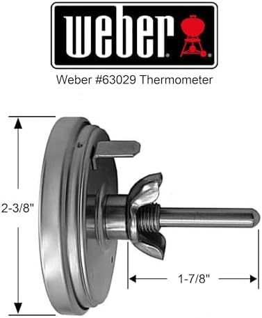 Weber 63029 Temperature Gauge for 22.5" Smokey Mountain Cooker - Image 2