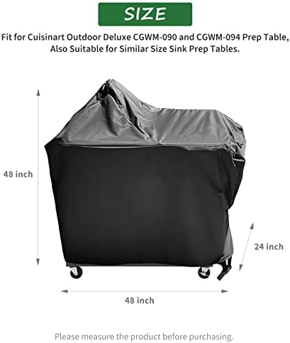 Sink Cover 48" for Cuisinart Outdoor CGWM-090 / 094 Prep Table - Image 3