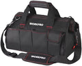 WORKPRO 14-inch Tool Bag, Multi-pocket Tool Organizer with Adjustable Shoulder Strap, W081021A, black 14 inches (Pack of 10) by WORKPRO