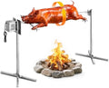 VEVOR Rotisserie Grill, 56in Electric Rotisserie Grill Kit 8 Level Height, BBQ Grills Rotisseries Kit with 132 lbs Load Capacity, Asador de Puerco, Stainless Steel Automatic Grilling Kits for Parties by VEVOR