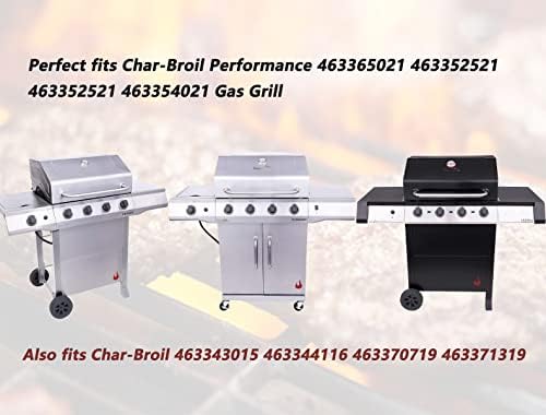 Grill Grates for Charbroil Performance 4 Burner for Char-Broil 463365021 463365724 463365522 463352521, 17inch Grill Grids for CharBroil 463366022 463350521 Replacement Parts G426-0004-W1 G426-0005-W1 - Image 2