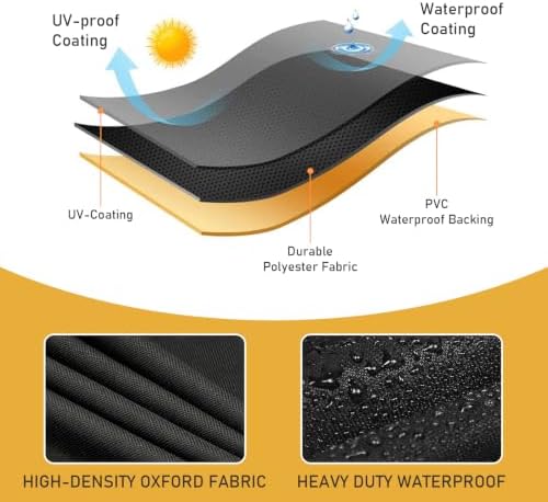 Grill Cover for COWSAR 2-Burner Propane Grill,BBQ Grill Covers - Image 4