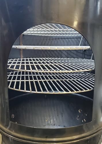 Hunsaker 22.5" WSM Adjustable Grate System - Expand with Up to 5 Grates. Heavy-Duty for Lasting Durability, Boosted Cooking Area for Weber Smokey Mountain Enthusiasts. Great WSM Add-on! - Image 2