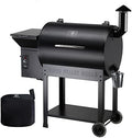 Z GRILLS Pellet Smoker Grill with PID Control, Rain Cover, 700 sq. in Cooking Area for Outdoor BBQ, ZPG-7002B by ZGRILLS