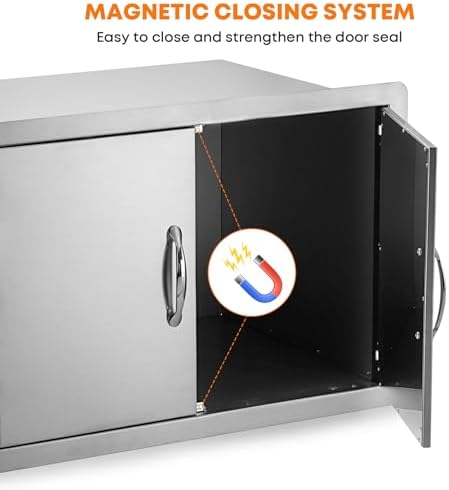 Stanbroil 30" Dry Storage Cabinet for Outdoor Kitchen, 304 Stainless Steel - Image 5