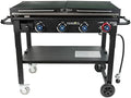 Razor Griddle 4-Burner Portable Outdoor Flat-Top Griddle with Foldable Prep Shelves, 37" Propane Gas Grill by RAZOR