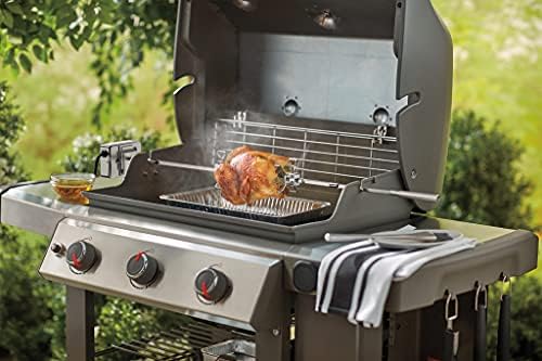 onlyfire Stainless Steel Grill Rotisserie Kit for Weber Genesis Grills - Image 6