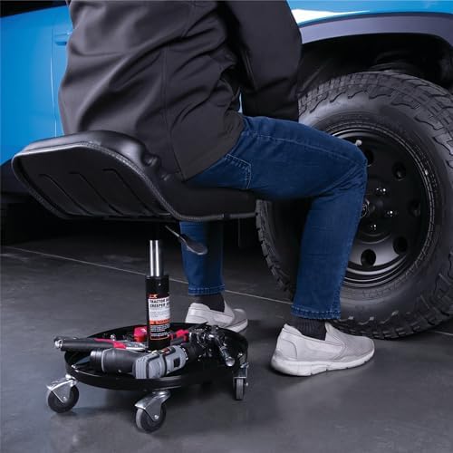Performance Tool W85020 Pneumatic Tractor Creeper Rolling Seat - Image 2
