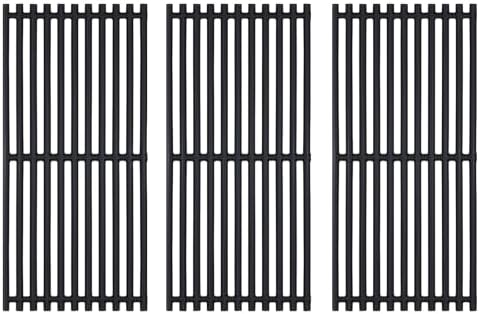 463242516 Grill Grates Replacement Parts for Charbroil Tru Infrared 3 Burner Gas Grill Parts 463355220 463242515 463367016 Grates G474-0017-W2 G466-0025-W1A Char-Broil 17 inch Cast Iron Cooking Grids by Grillflame