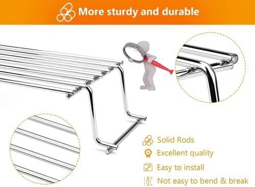Hisencn Stainless Steel Warming Rack for Weber Spirit II & Spirit 200 - Image 5