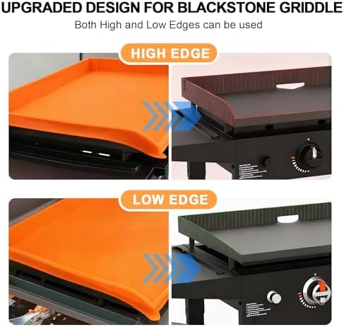 Full-Edge 28"XL 3-Piece Silicone Griddle Protection Kit - Image 6