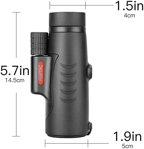 Monocular Telescope High Power 8x42 Monoculars Scope Compact Waterproof Fogproof Shockproof with Hand Strap for Adults Kids Bird Watching Hunting Camping Hiking Travling Wildlife Secenery - Image 6