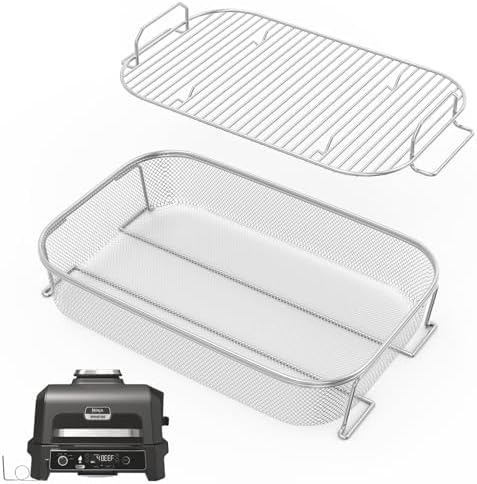 Crisper Basket & Rack for Ninja Woodfire XL OG850/OG951 Grill Accessories by Outspark