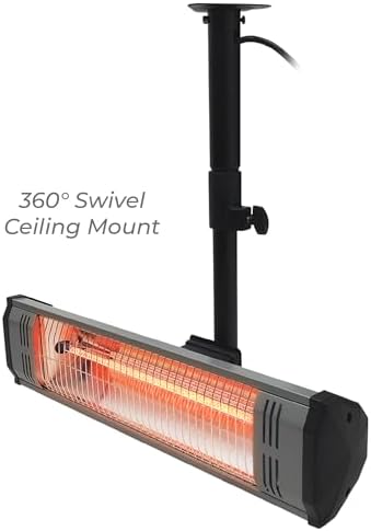 Heat Storm Tradesman 1500 Watt Infrared Heater Tri-mount Combo, Remote - Image 6