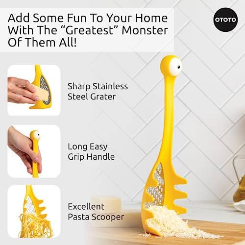OTOTO Pasta Spoon & Spaghetti Spoon - Cooking Gadgets, Cooking Gifts, Cool Kitchen Gadgets, Cool Gifts, Cute Kitchen Accessories, Funny Gifts, Random Stuff - Image 6