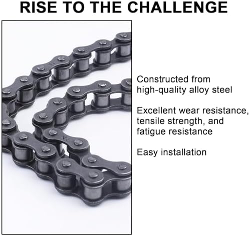 20feet #41 Roller Chain,Carbon Steel,for Gate Openers, Garage Door, Go Kart - Image 2